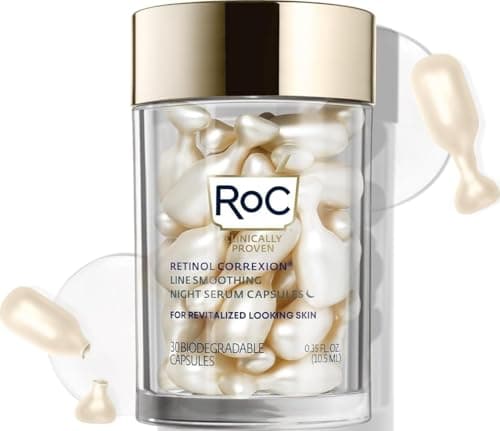 RoC Retinol Correxion Anti-Aging Wrinkle Night Serum Capsules (30 ct)