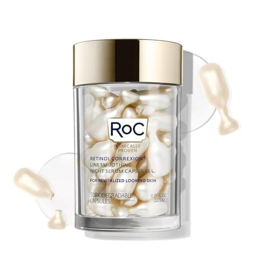 RoC Retinol Correxion Anti-Aging Wrinkle Night Serum Capsules (30 ct)