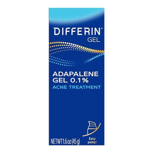 Differin Adapalene Gel 0.1% Acne Treatment (45 g pump)